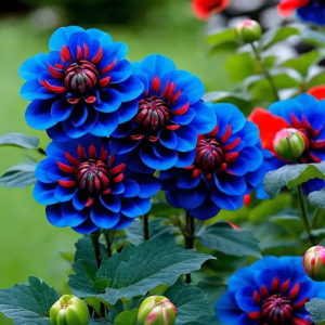 Георгин Аквамарин купить по цене от 318р. в интернет-магазине «Посадика» с доставкой почтой в в Родникие и по всей России – [изображение №1].